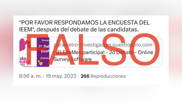 Desmiente IEEM que realizara encuesta acerca del Segundo Debate 2023