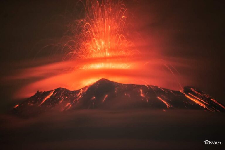 «Don Goyo» tuvo actividad constante en las primeras horas de este sábado