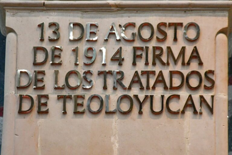 Inscriben con letras doradas en el Congreso Mexiquense “13 de agosto de 1914. Firma de los Tratados de Teoloyucan