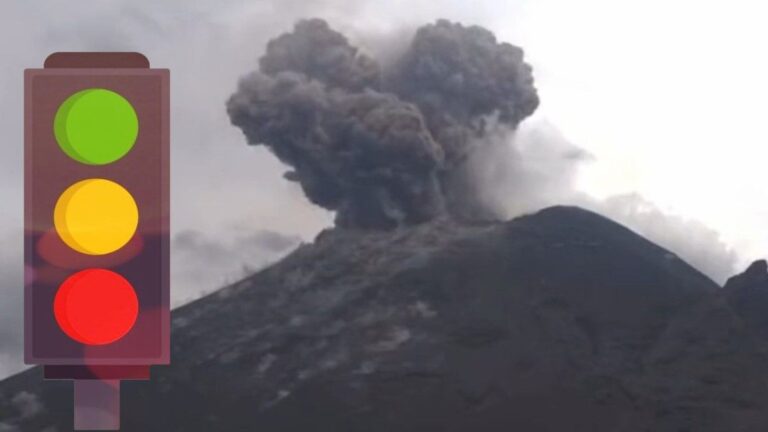 Suben nivel de alerta por actividad en el Popocatépetl, semáforo pasa a amarillo fase 3