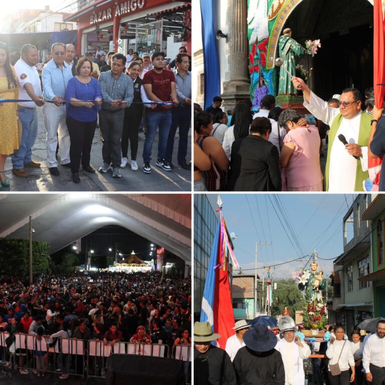 Celebran sociedad, gobierno e iglesia teoloyuquense, a su santo patrón con la Expo Feria Teoloyucan 2023