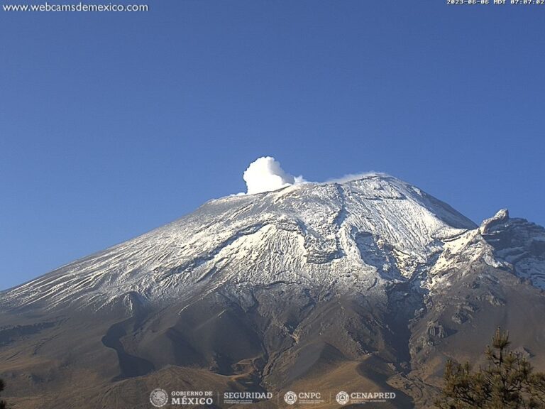 Baja alerta por actividad volcánica del Popocatépetl a Amarillo Fase 2