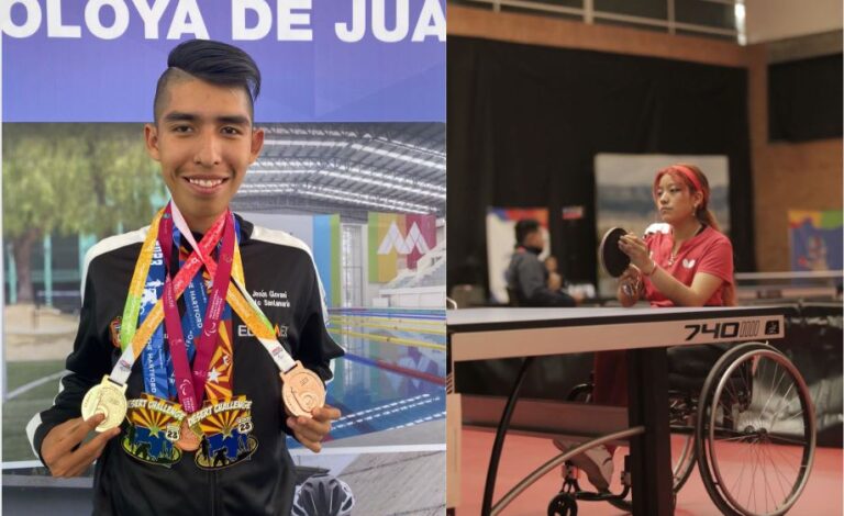 Paratletas mexiquenses obtienen 10 medallas en los ParaPanamericanos Juveniles 2023
