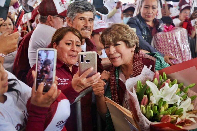Propone Delfina Gómez un gobierno incluyente y cercano a las y los mexiquenses