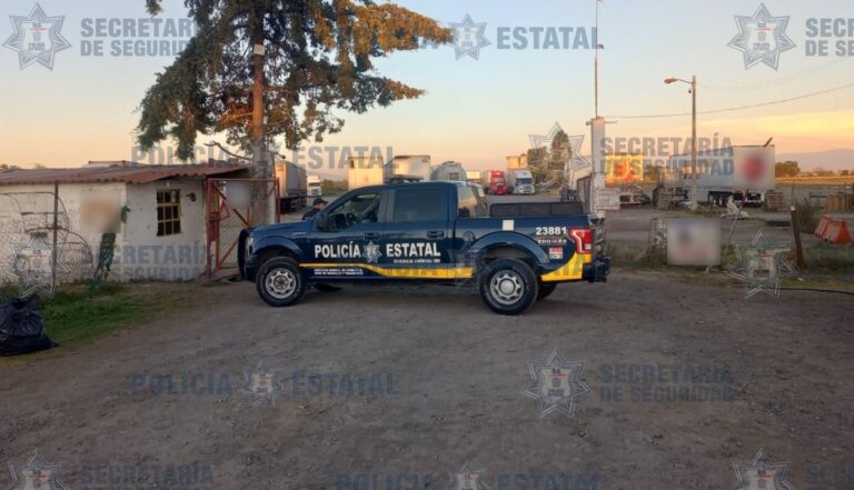 Resguardan en Zumpango predio donde almacenaban una casa seca con reporte de robo