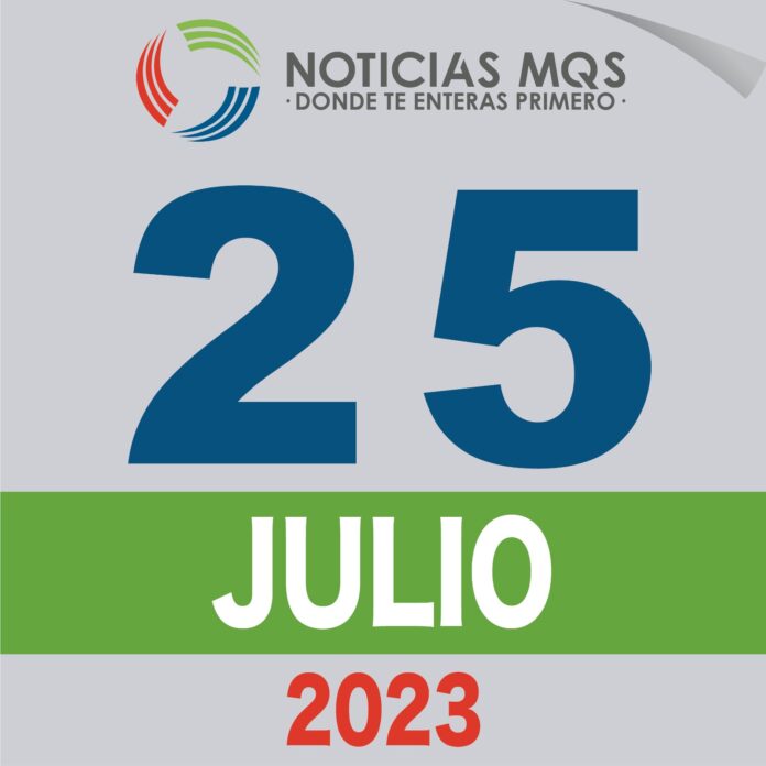 Buenos días, hoy es martes 25 de julio de 2023. Día Mundial para la