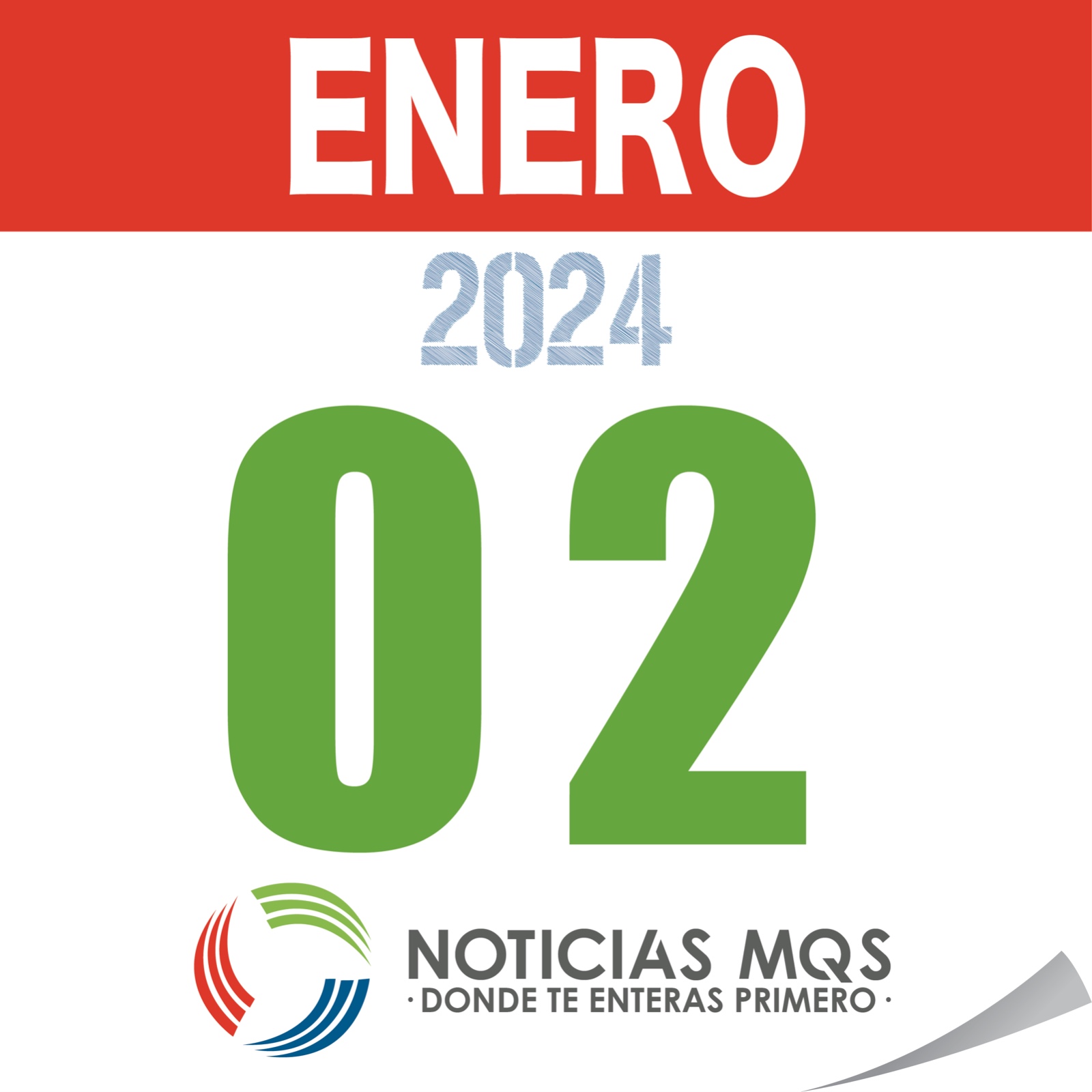 Buenos días, hoy es martes 2 de enero de 2024. Día Mundial del