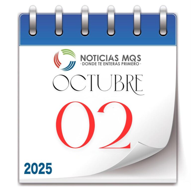 Buenos días, hoy es jueves 2 de octubre de 2025. Aniversario de los caídos en la lucha por la democracia en Tlatelolco