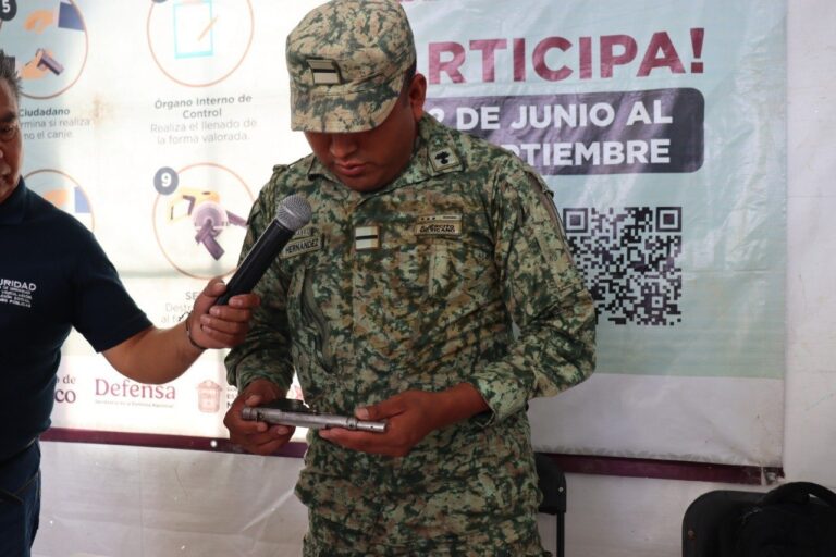 Cierra programa de «Canje de Armas» en Coyotepec