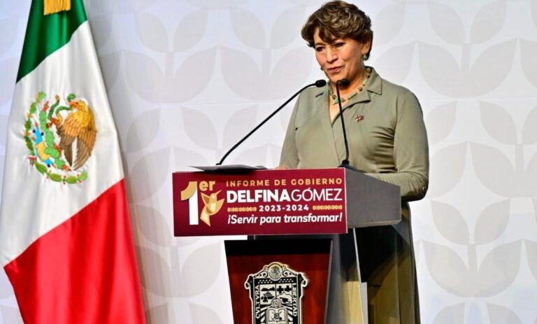 Dará Delfina Gómez 3 informes de gobierno en Edomex, ninguno en nuestra región