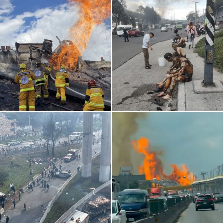 Explosión de pipa de gas en puente La Concordia ya suma 58 lesionados y 19 están graves y tres muertos