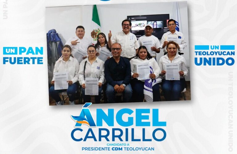 Militancia panista en Teoloyucan elige nueva dirigencia