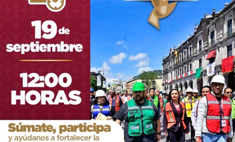 Refuerza la cultura de la prevención con el Segundo Simulacro Nacional