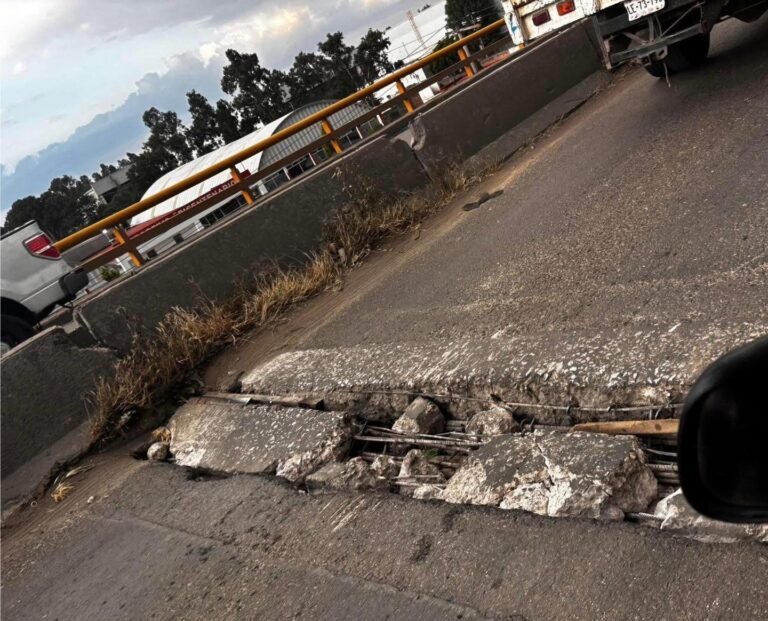 Restringen circulación de tráileres en el Puente Madero de Cuautitlán