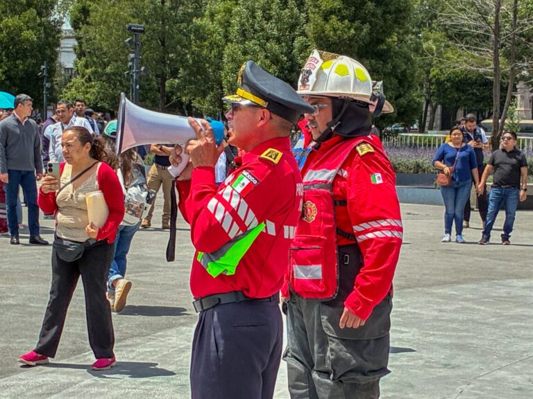 Simulacro Nacional en Edomex activa 10 mil altavoces