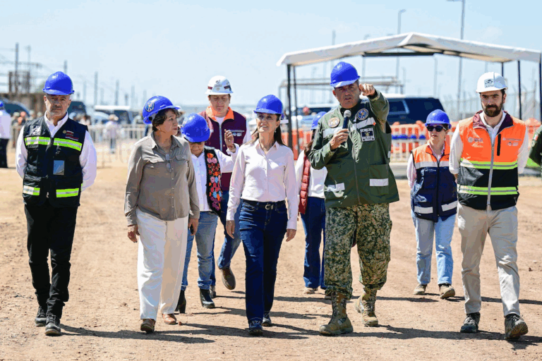 Avanza construcción del Tren México-Pachuca. Tramo CDMX-AIFA concluirá este año: Sheinbaum