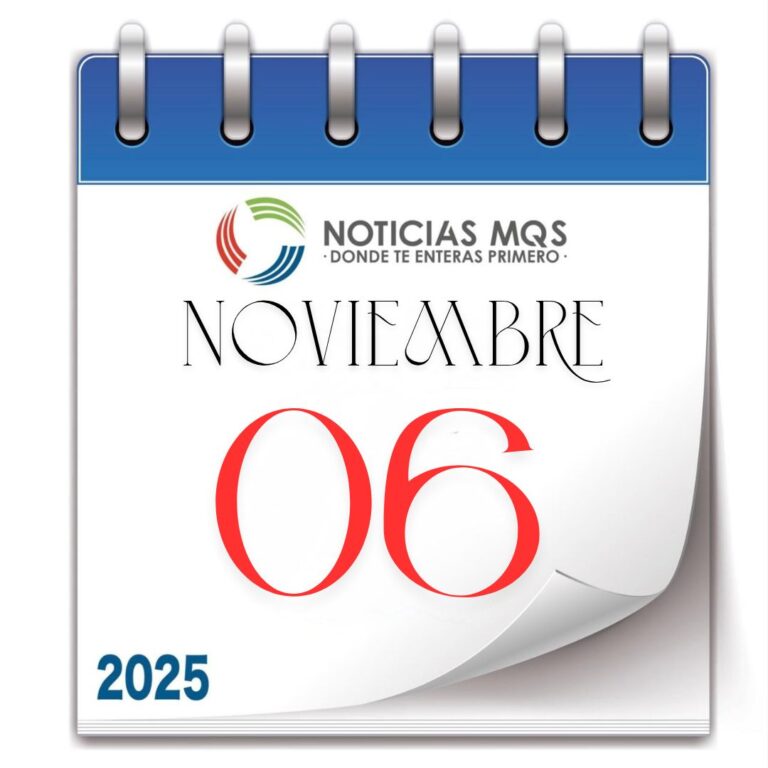 Buenos días, hoy es jueves 6 de noviembre de 2025. Día Internacional contra la Violencia y el Acoso Escolar