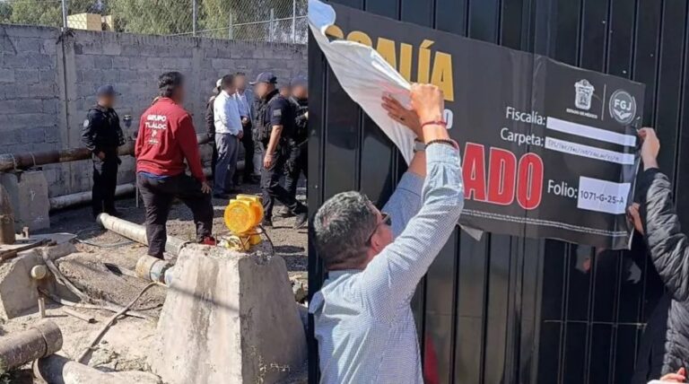 Libera FGJEM 13 pozos, tras operación contra huachicoleo de agua en Edomex