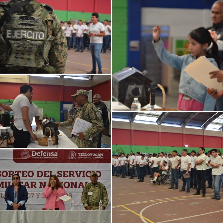 Teoloyucan realiza Sorteo del Servicio Militar Nacional