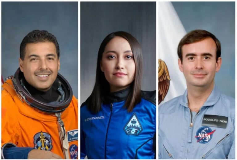 Tres astronautas mexicanos han viajado al espacio