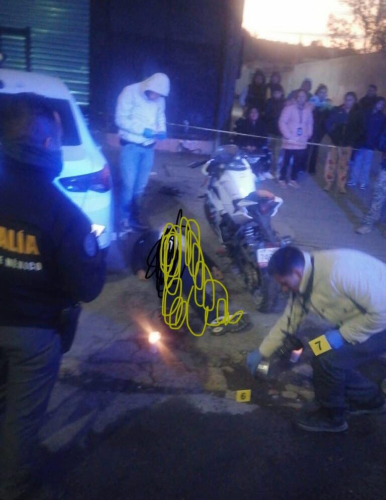 En ataque armado, muere un hombre y otro resulta lesionado en Melchor Ocampo