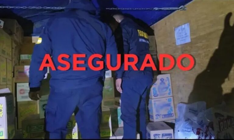 Golpe al robo de transporte en Tecámac: aseguran mercancía por más de medio millón de pesos