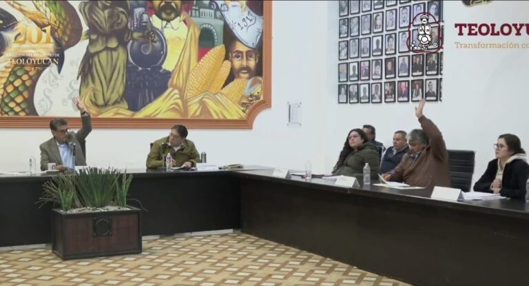 Aprobó cabildo de Teoloyucan presupuesto 2026 por más de 473 mdp