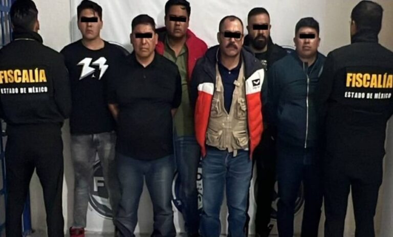Capturan en Huehuetoca seis falsos agentes de la Fiscalía de Edomex