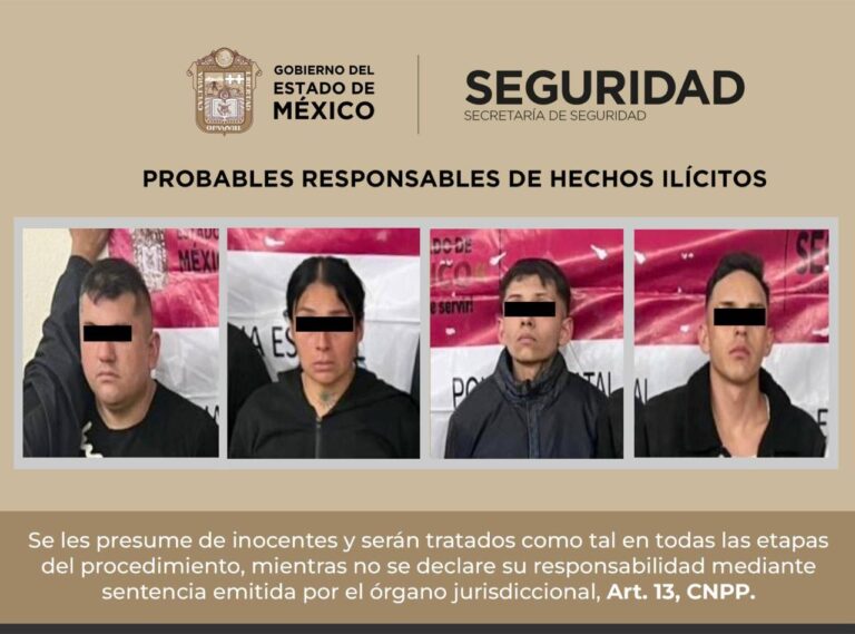 Detienen en Coacalco a cinco personas por tentativa de homicidio