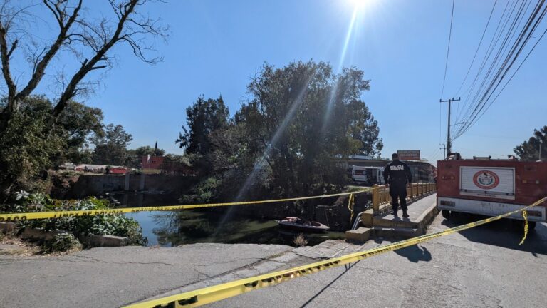 Localizan cuerpo de masculino que cayó al Río Cuautitlán, en Izcalli