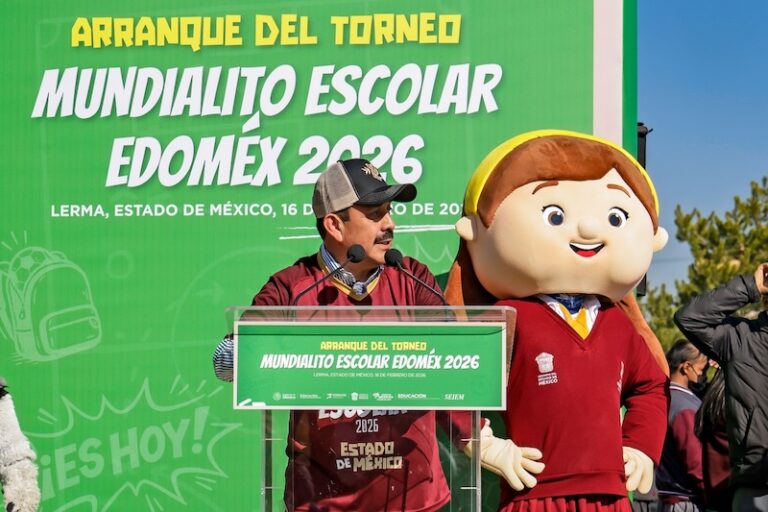 Participan más de 14 mil escuelas en Edomex en Mundialito Escolar 2026