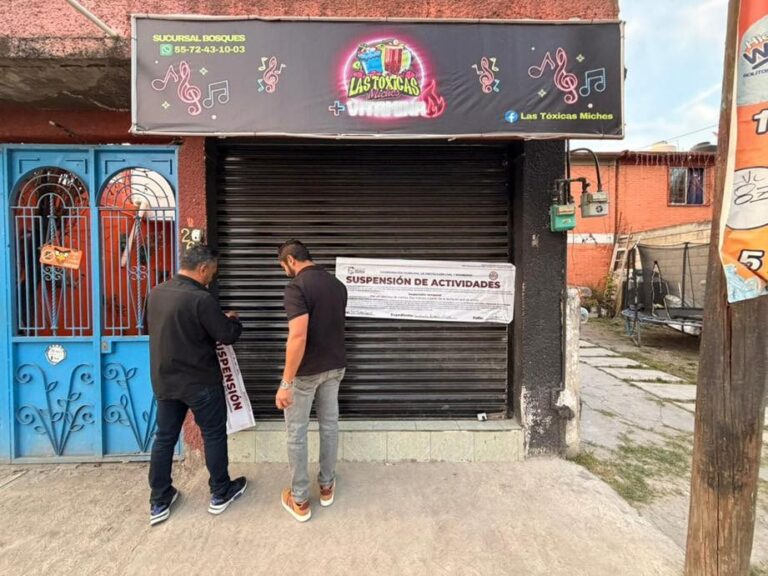 Refuerza Cuautitlán Izcalli operativos y suspende seis chelerías ilegales