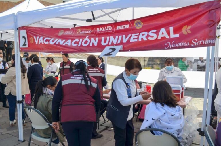 Aplica Edomex más de 1.2 millones de vacunas contra sarampión en 19 días