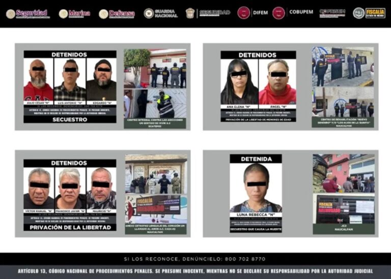 Autoridades federales y estatales inspeccionaron 94 centros de rehabilitación “Anexos” de los cuales aseguraron 53 relacionados con hechos delictivos