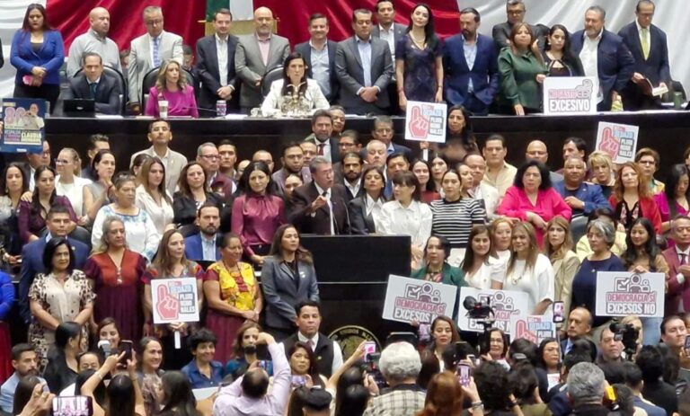 Desechan en San Lázaro reforma electoral de Sheinbaum