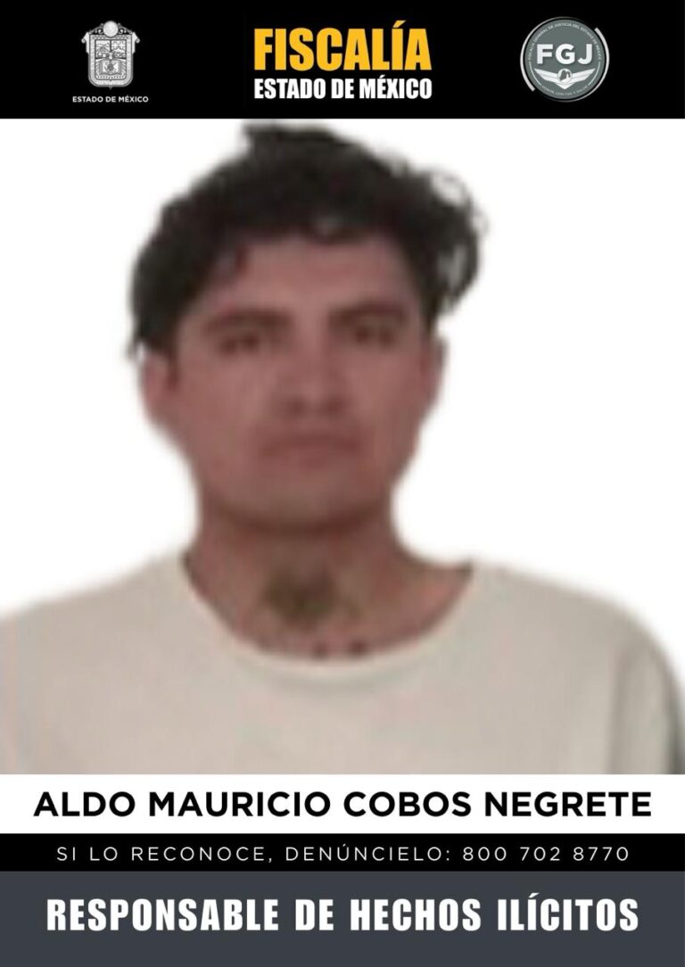 Detenido y sentenciado sujeto que privó de la vida a una mujer en 2024 en Coacalco