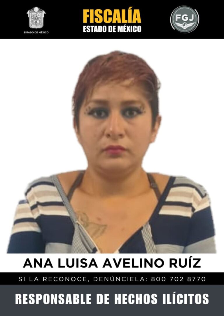 Mujer es condenada a 40 años de prisión por su participación en el homicidio de una femenina en Tecámac