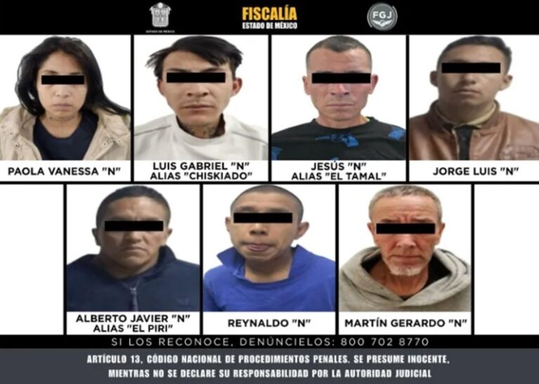 Red de secuestradores cae en Tultitlán: seis a proceso por muerte de chofer de app
