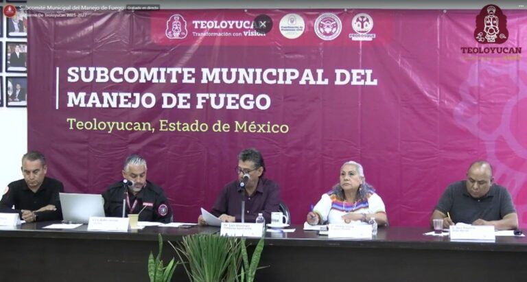Instala Gobierno de Teoloyucan Subcomité Municipal de Manejo del Fuego