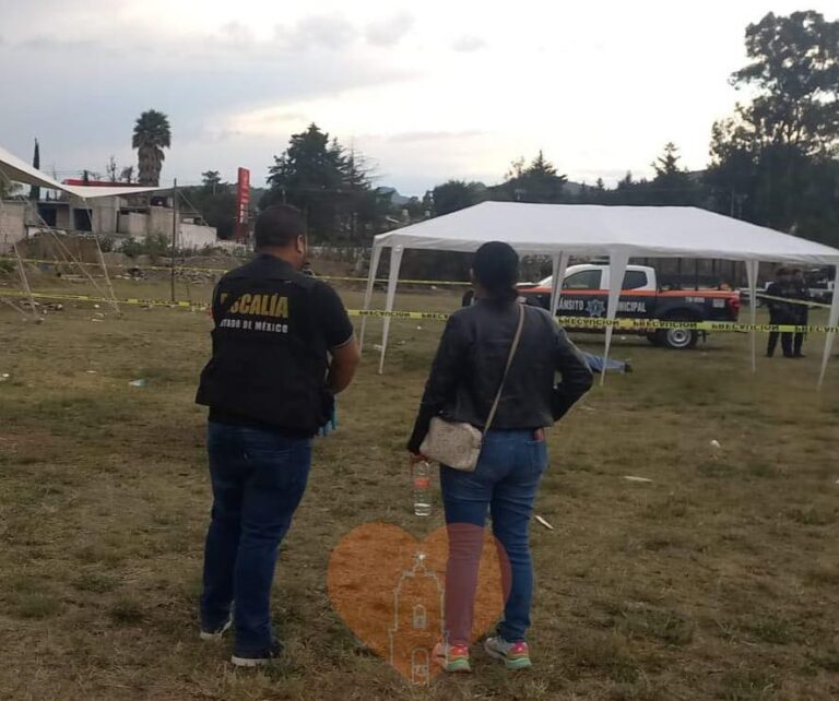 Balacera en Tepotzotlán dejó dos personas sin vida