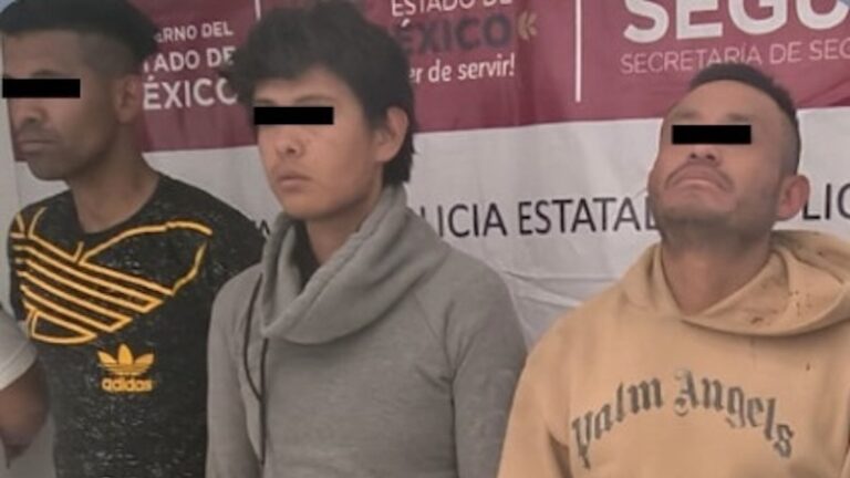 Detonaciones por riña dejan tres detenidos en Zumpango