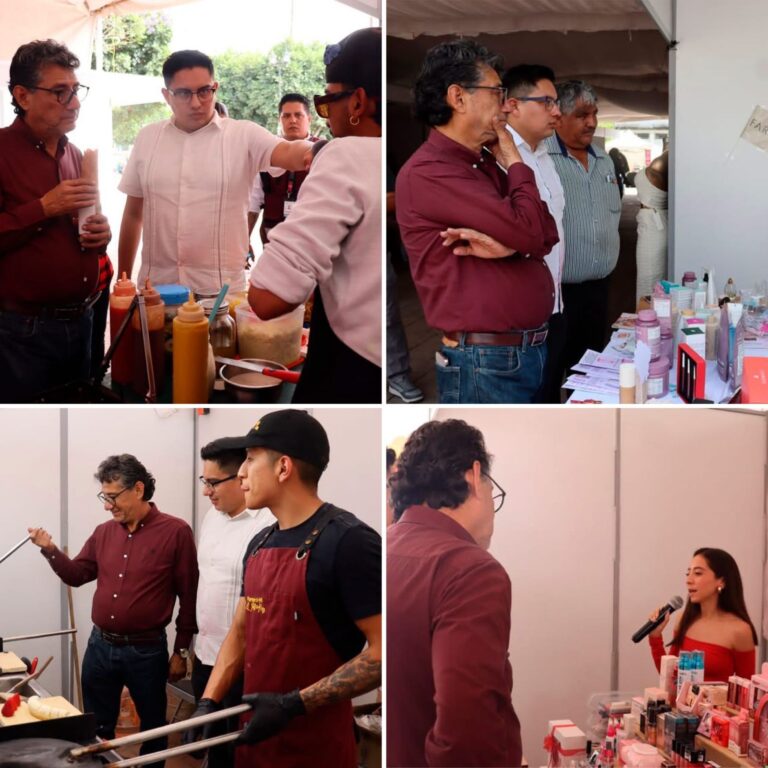 Inauguró Presidente Municipal de Teoloyucan el Mercado Juvenil “JUVEMPRENDE 2.0
