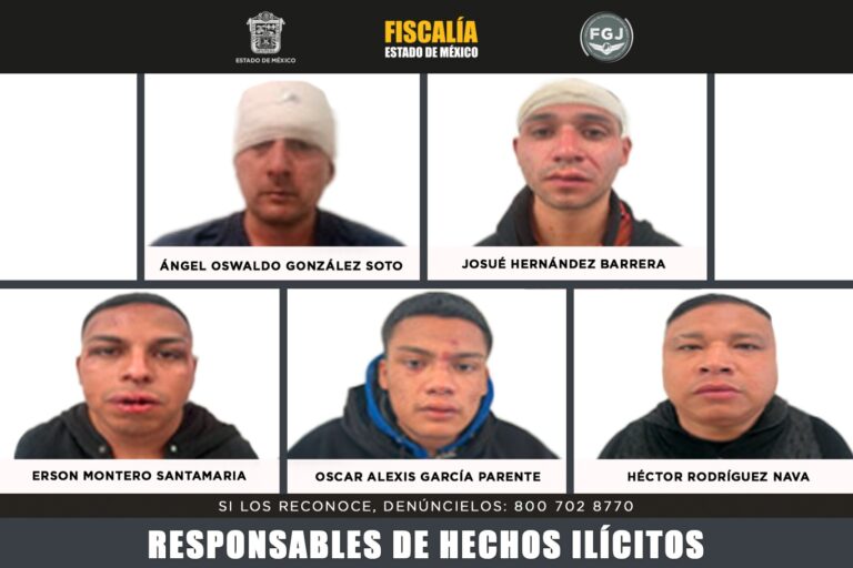 Sentencian a 110 años de prisión a responsables de secuestro exprés con fines de robo registrado en la autopista México-Querétaro