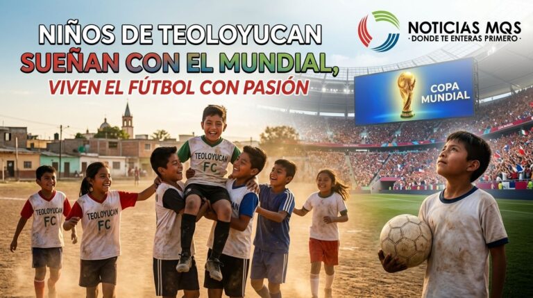 Sueñan con el Mundial: niños de Teoloyucan viven el fútbol con pasión