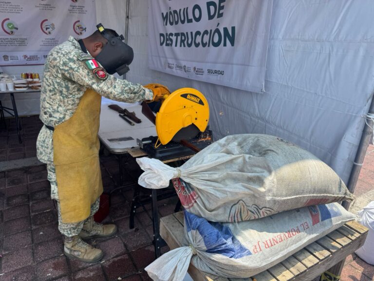 Abre SEDENA periodo para campaña de desarme en el Edomex