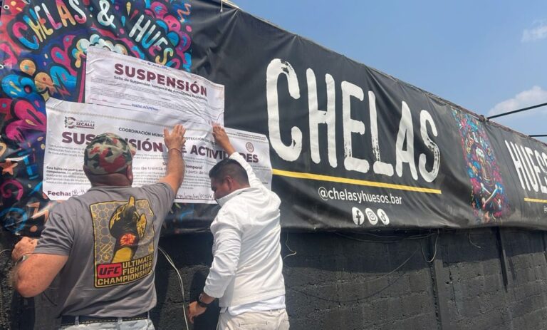 Cae en Izcalli presunto homicida y clausuran chelerías ilegales