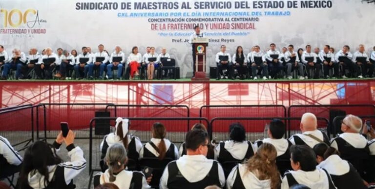 Magisterio mexiquense exige basificación, actualización laboral y mejor atención médica