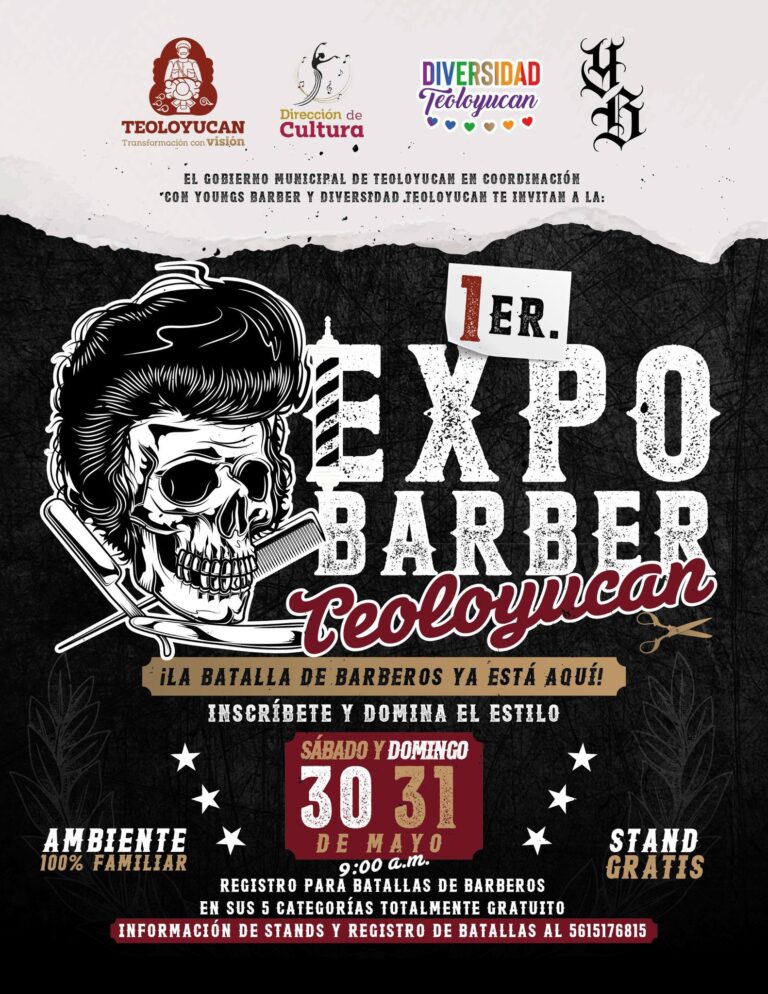 Preparan en Teoloyucan la primera Expo Barber