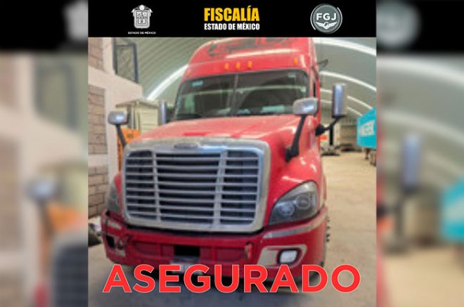 Aseguran inmueble ligado al robo de transporte de carga en Tepotzotlán