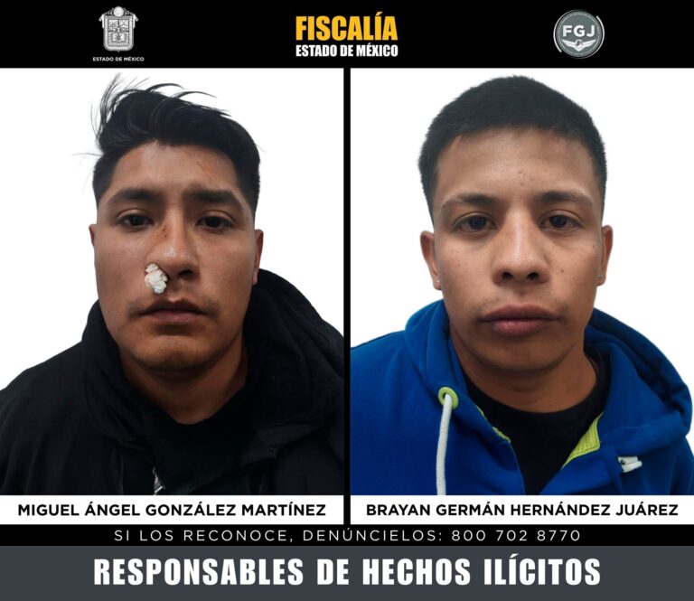 Dos hombres reciben 47 años de prisión por homicidio en Tlalnepantla